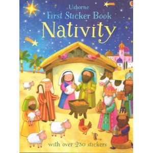 Usborne First Sticker Book Nativity By Felicity Brookes